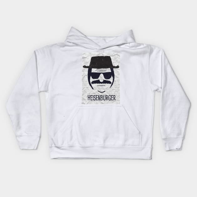 Heisenburger Kids Hoodie by toastmonsters